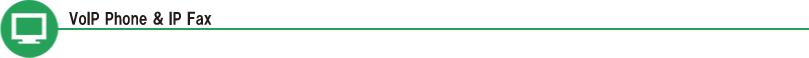 VoIP Tel, IP Fax