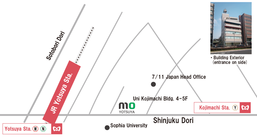 moboff YOTSUYA KOJIMACHI Map